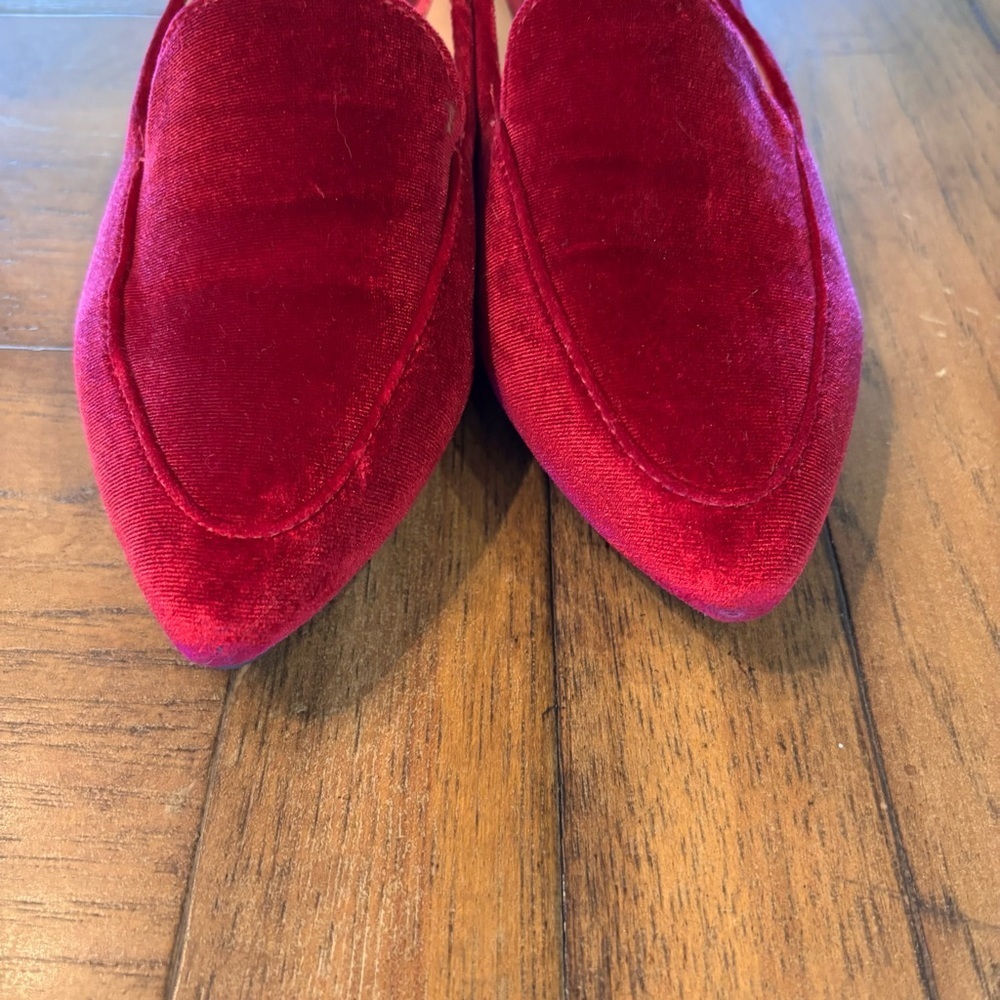 Alex Marie the Campbell Raspberry Velvet Dress Loafer,size 6.5, Classy Elegance - Picture 5 of 8